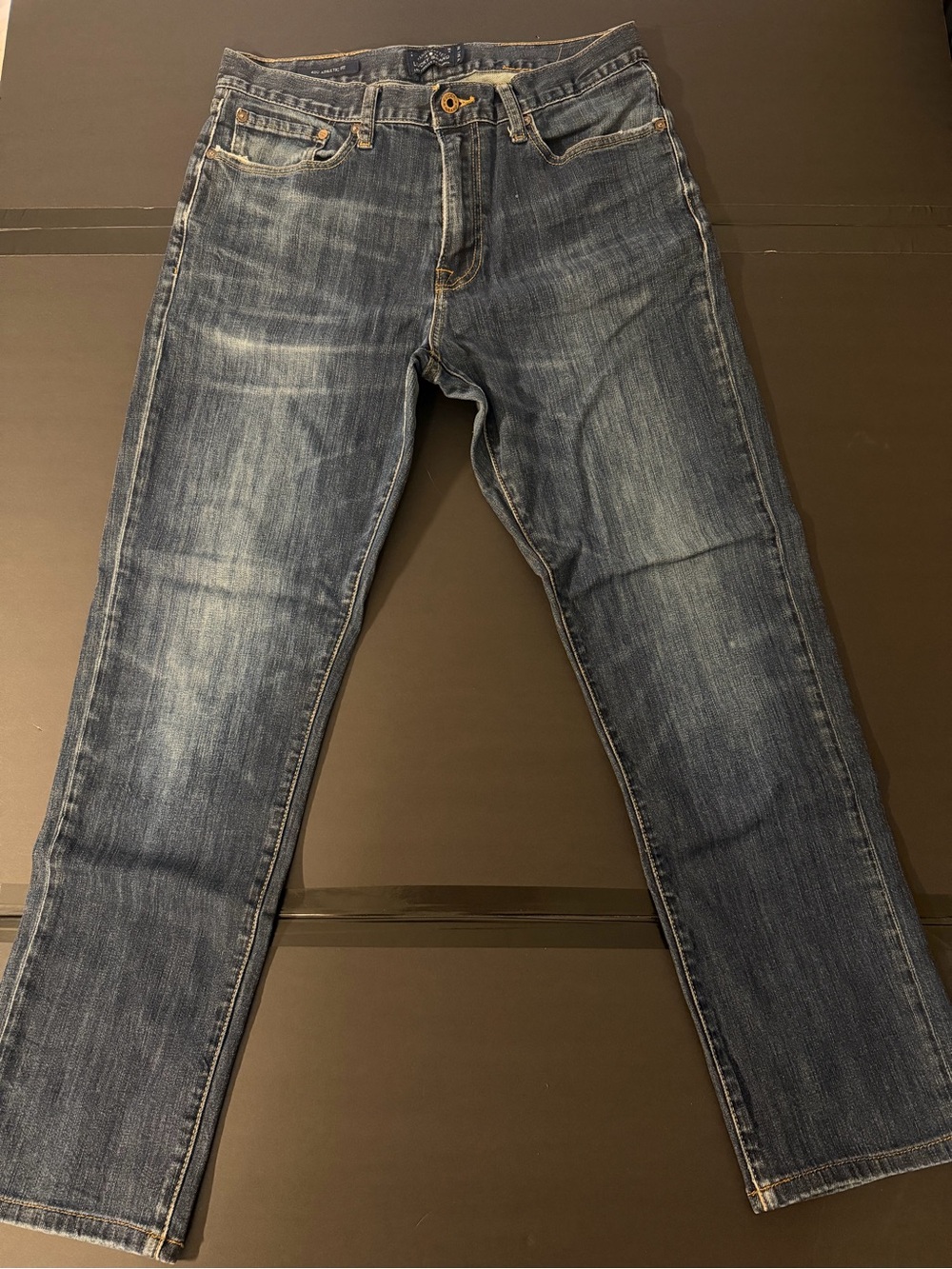 Lucky Brand 410 Athletic Fit Candiani Italian Denim Jeans Mens 34x32 Blue
